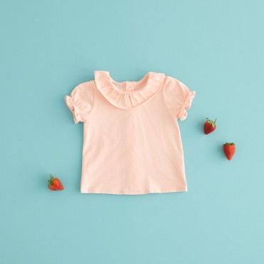 camiseta bebé rosa