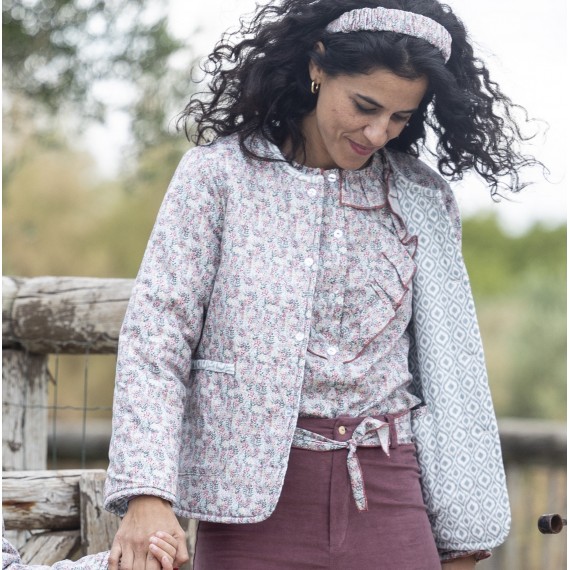 Chaqueta Reversible Mujer Flor María