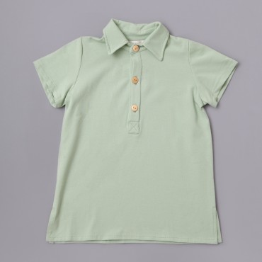 Polo Niño verde menta