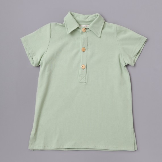 Polo Niño verde menta