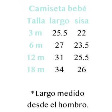 Camiseta Bebe verde menta