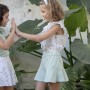 FALDA JOGGING VERDE MENTA