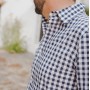 Camisa Hombre Vichy Marino