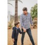 Camisa Hombre Vichy Marino