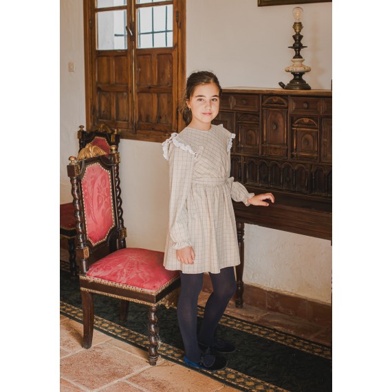 Vestido Escocés chocolate