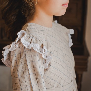 Vestido Escocés chocolate