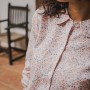 camisa mujer flor nata