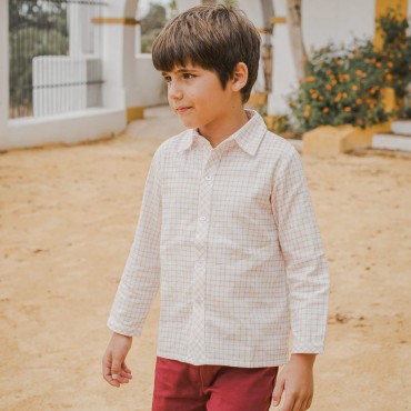 CAMISA VICHY ROSA