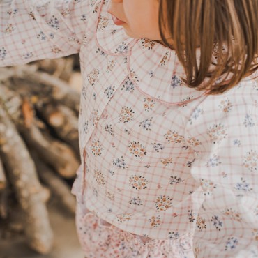 camisa bebé vichy nata