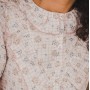 camisa mujer vichy nata