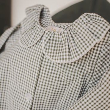 Camisa Bebe Vichy Verde