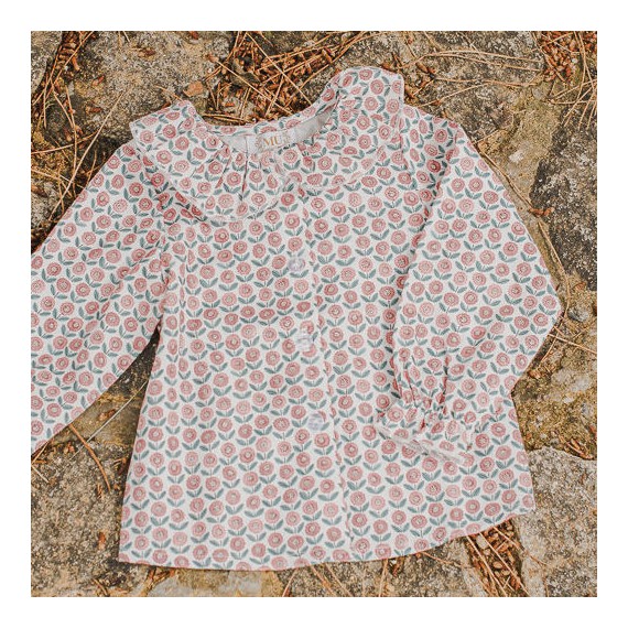 Camisa Bebe Flor Campo