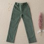 Pantalon Pitillo Pana Verde