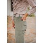 Pantalón Mujer Pana Verde