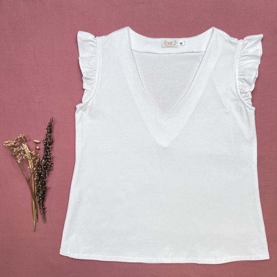 camiseta mujer blanca