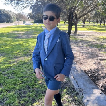 camisa celeste niño