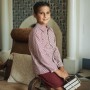 Camisa Niño Vichy Granate
