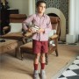 Camisa Niño Vichy Granate