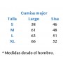 camisa mujer escarcha