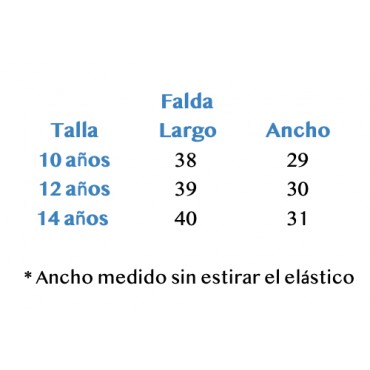 Falda Jogging Bonito