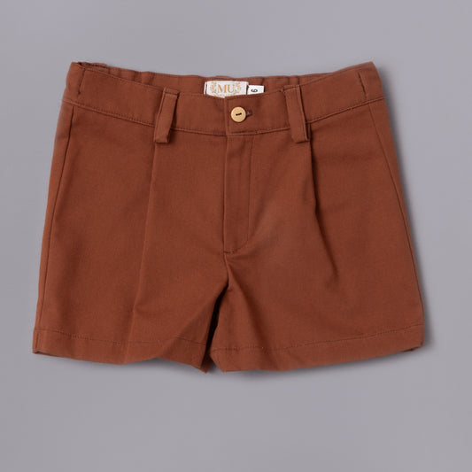 Pantalón corto chocolate